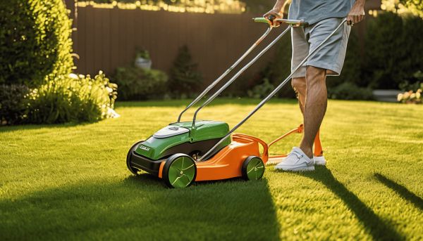 Tired of gas mowers? Try the Fiskars reel lawn mower for quick cuts